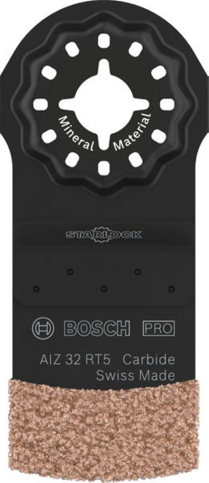 Bosch Bleu Accessoires 2608669122 PRO Starlock AVZ 32 RT5 Lame de scie amovible Carbure Jointoiement+Abrasif 32 x 30