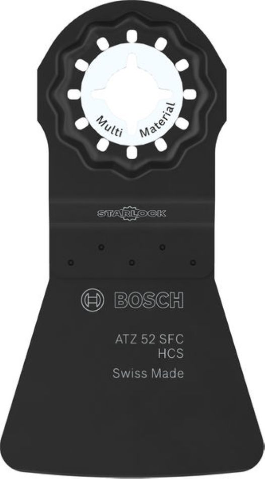 Bosch Bleu Accessoires 2608669270 Starlock Grattoir ATZ 52 SFC HCS Multi Matériau 52 x 38 1x