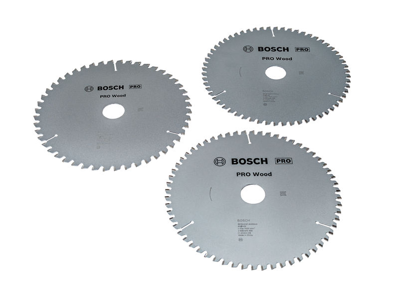 Bosch Bleu Accessoires 2608644732 Jeu de lames de scie circulaire 216mm PRO bois 3ST