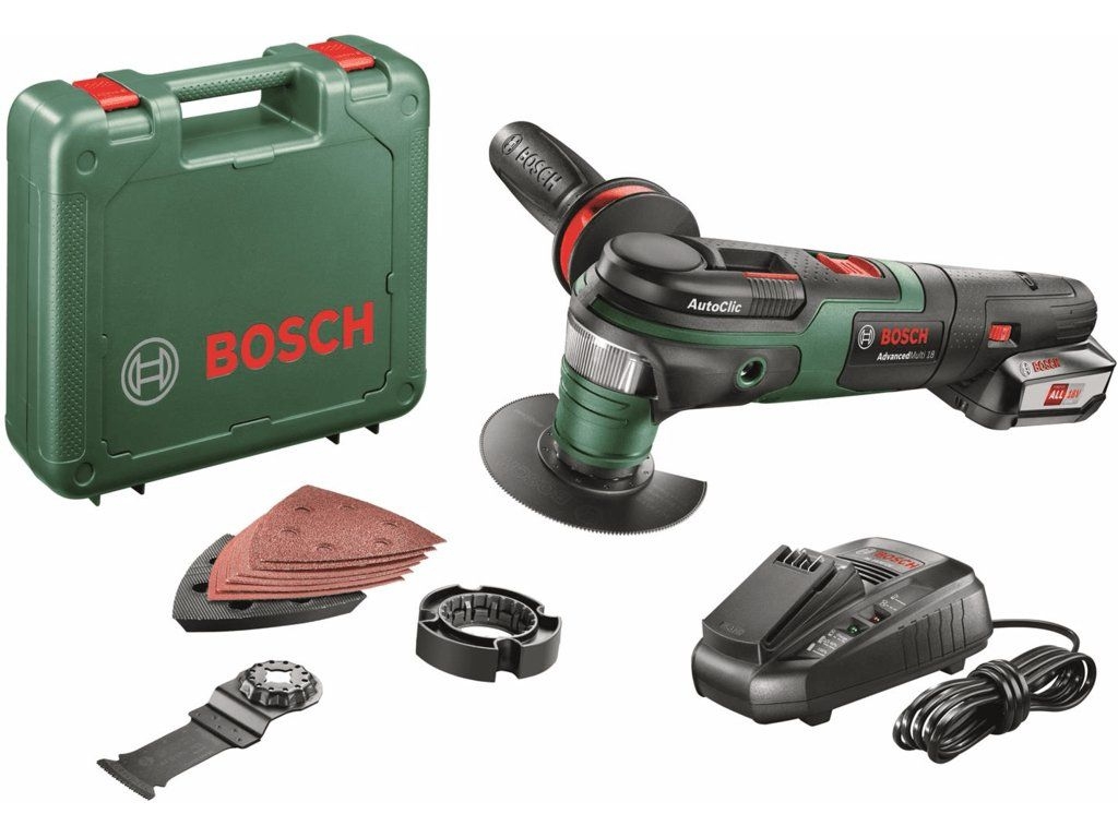 Bosch Vert 0603104001 AdvancedMulti 18 Accu Multitool 18 Volt 2.5 Ah Li-ion