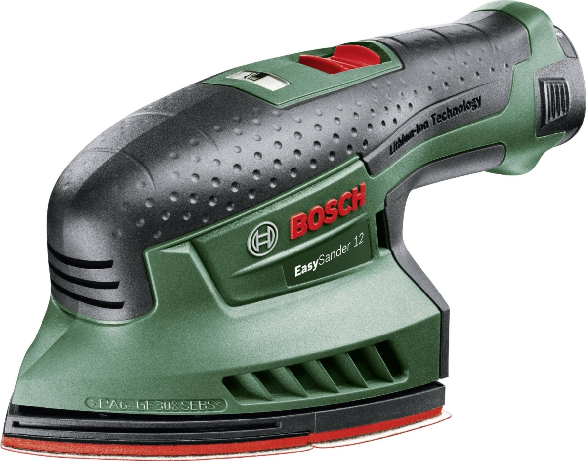 Bosch Vert 0603976909 EasySander 12 Ponceuse à batterie 12 Volt 2.5 Ah Li-ion