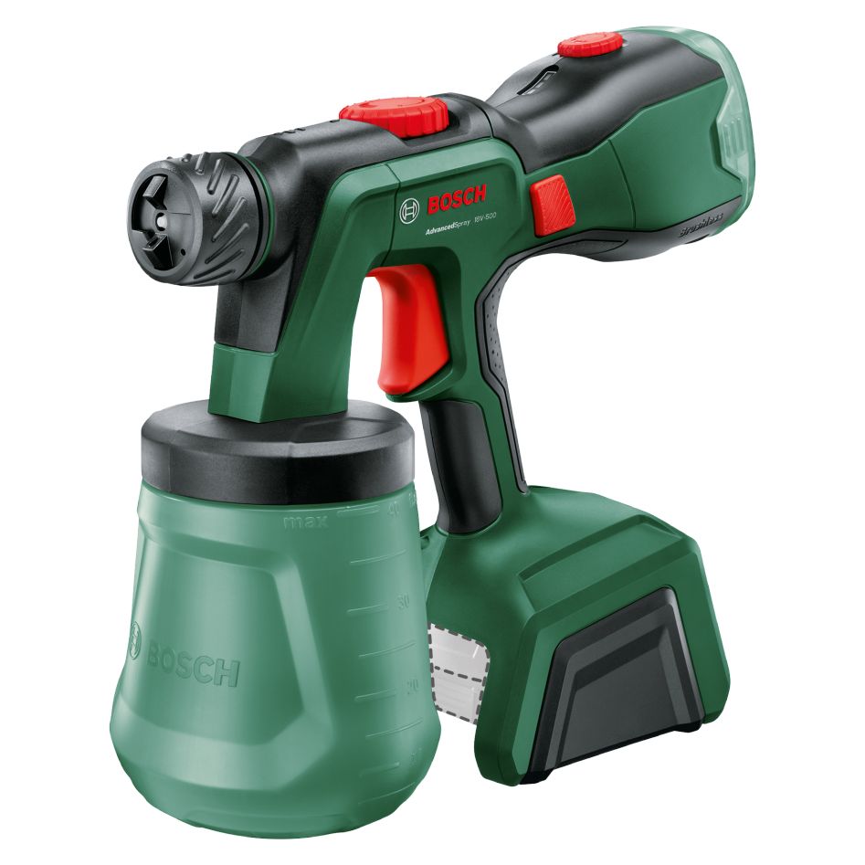 Bosch Vert 0603208200 AdvancedSpray 18V-500 Accu paint system set excl. batteries et chargeur dans la boîte