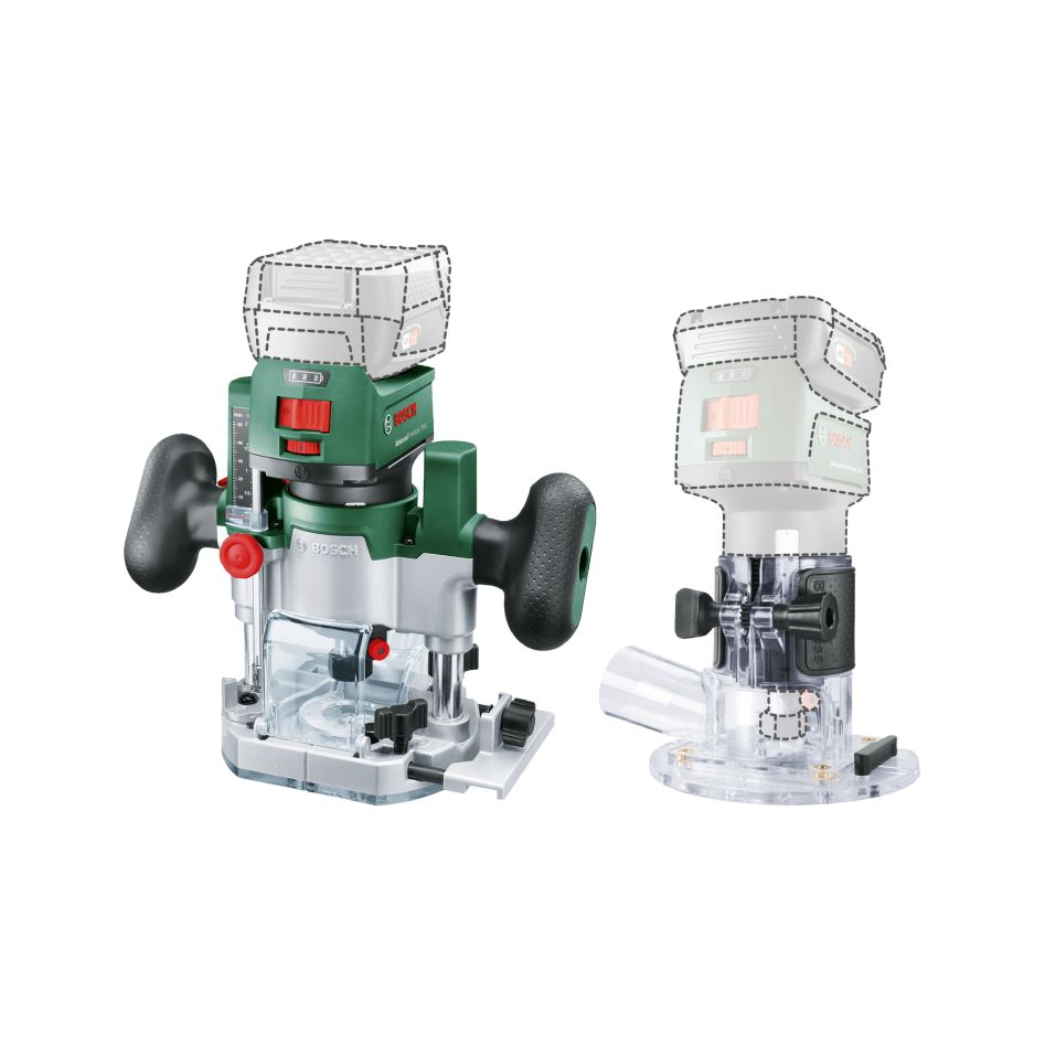 Bosch Vert 06039D5002 AdvancedTrimRouter 18V-8 set de coupe-bordures sans fil excl. batteries et chargeur