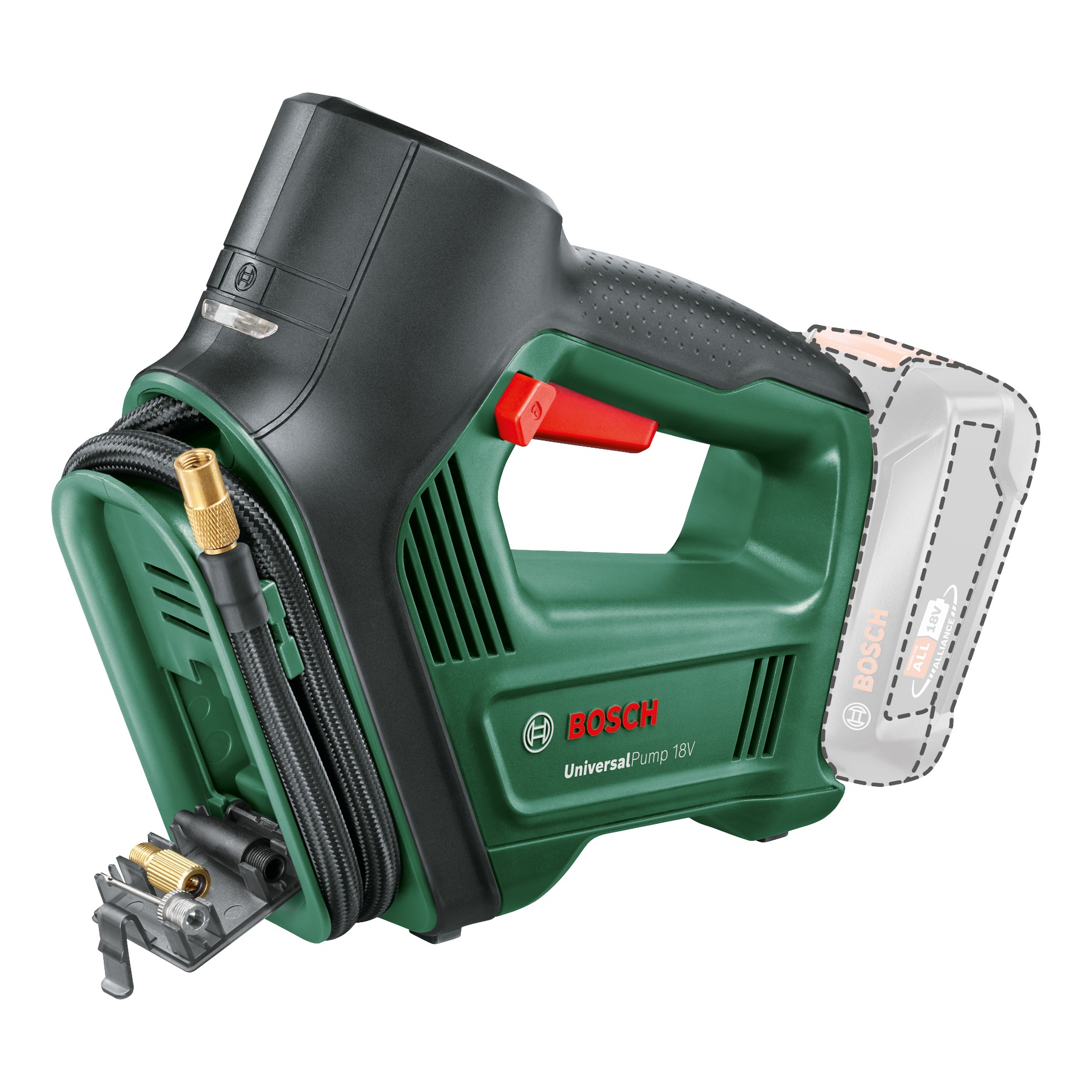 Bosch Vert 0603947100 Pompe à batterie UniversalPump 18V sans les batteries et le chargeur dans la boîte