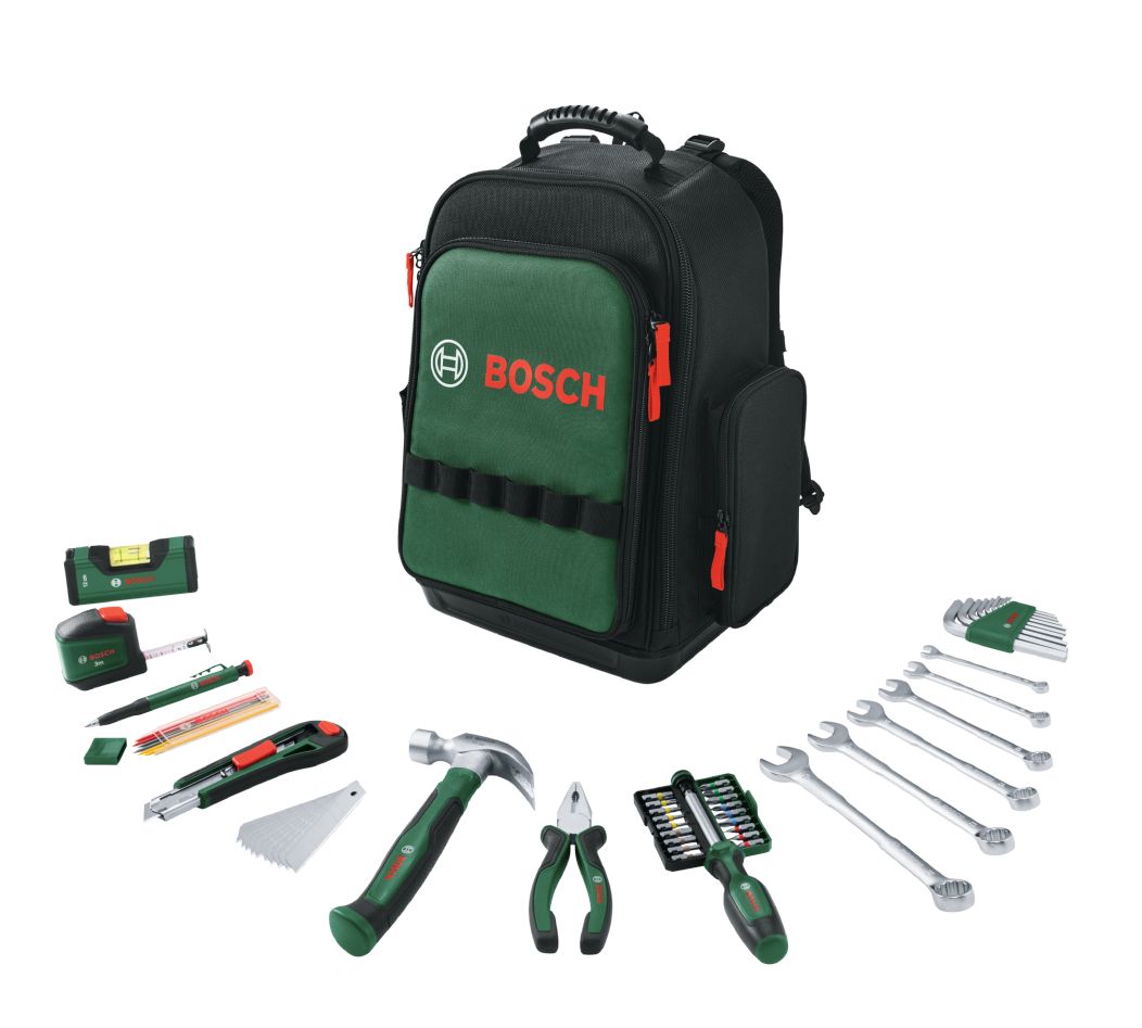 Bosch Vert Accessoires 1600A02ZA1 Sac à dos à outils 60 pièces