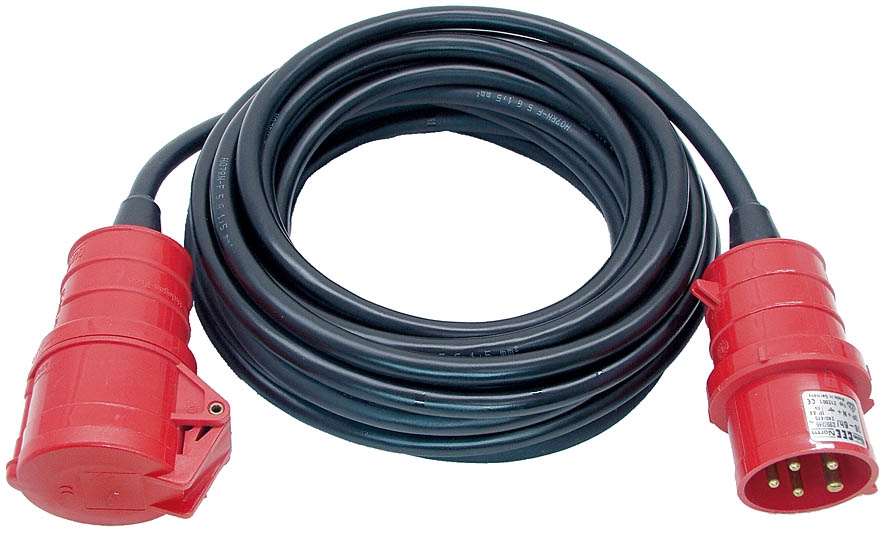 Brennenstuhl 1167720 Câble d'extension CEE IP44 25m noir H07RN-F 5G2,5 5-pole 16A