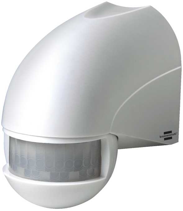 Brennenstuhl 1170900 Détecteur de mouvement infrarouge PIR 180 IP44 Blanc