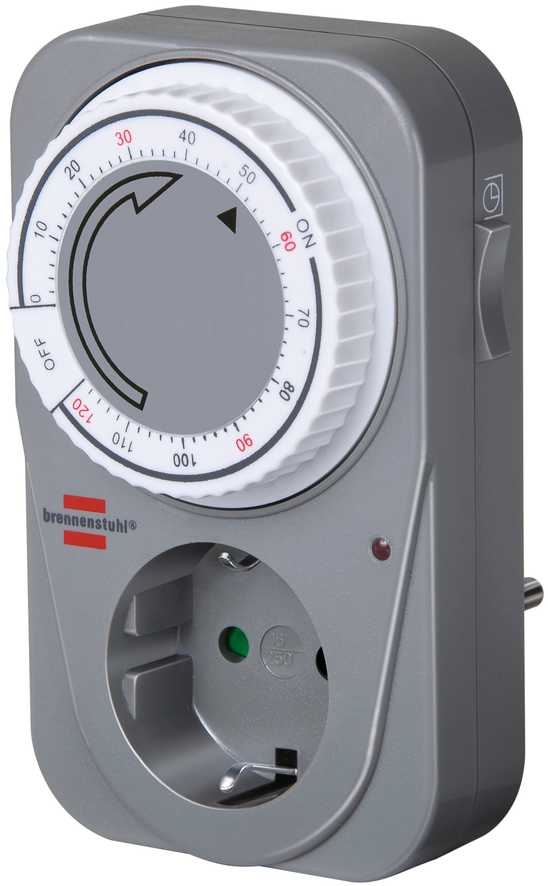 Brennenstuhl 1506590 Compte à rebours mécanique MC 120