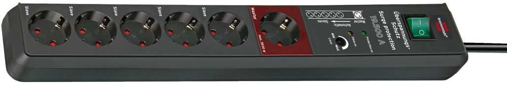 Brennenstuhl 1159490966 Brennenstuhl  Secure-Tec multiprise automatique 19,500A 3m H05VV-F 3G1,5