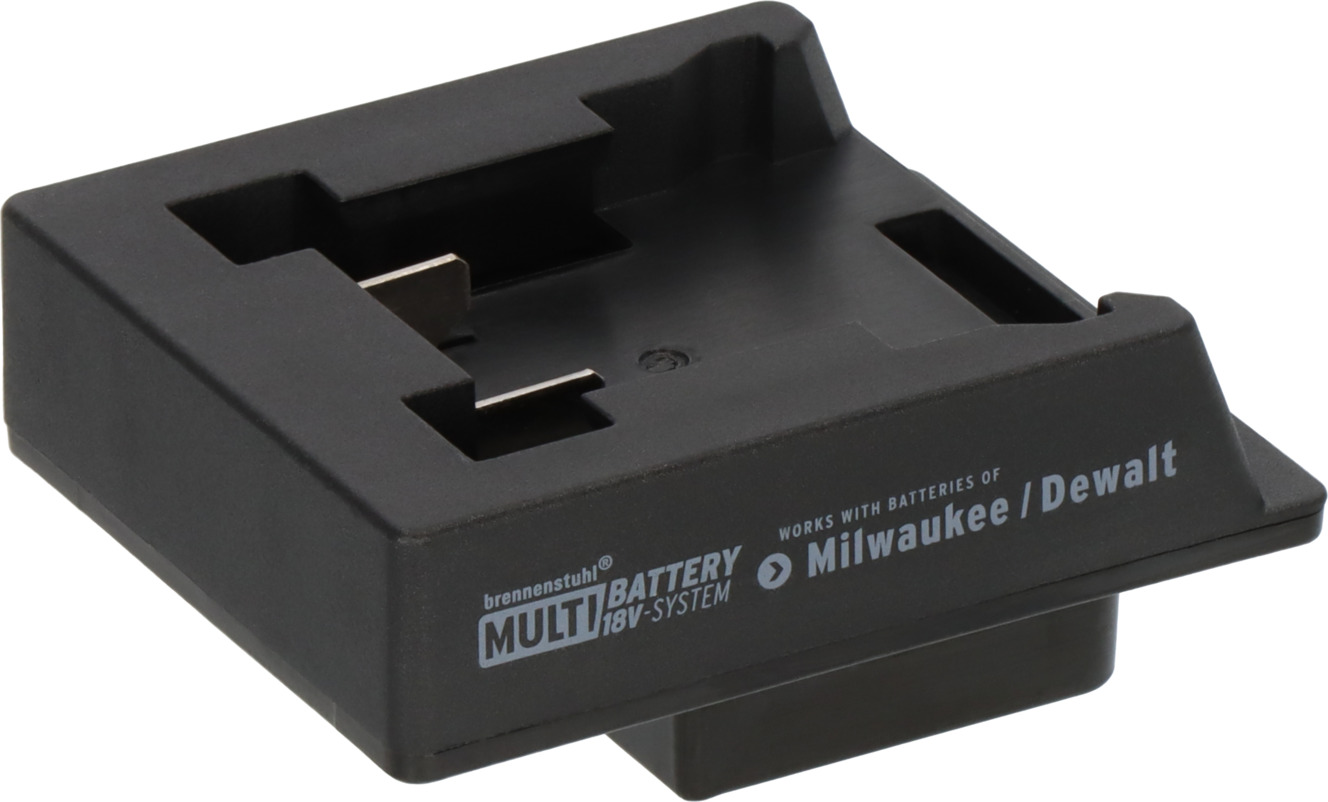 Brennenstuhl 1172640066 Metabo Adaptateur CAS pour lampes de chantier LED dans le système brennenstuhl® Multi Battery 18V
