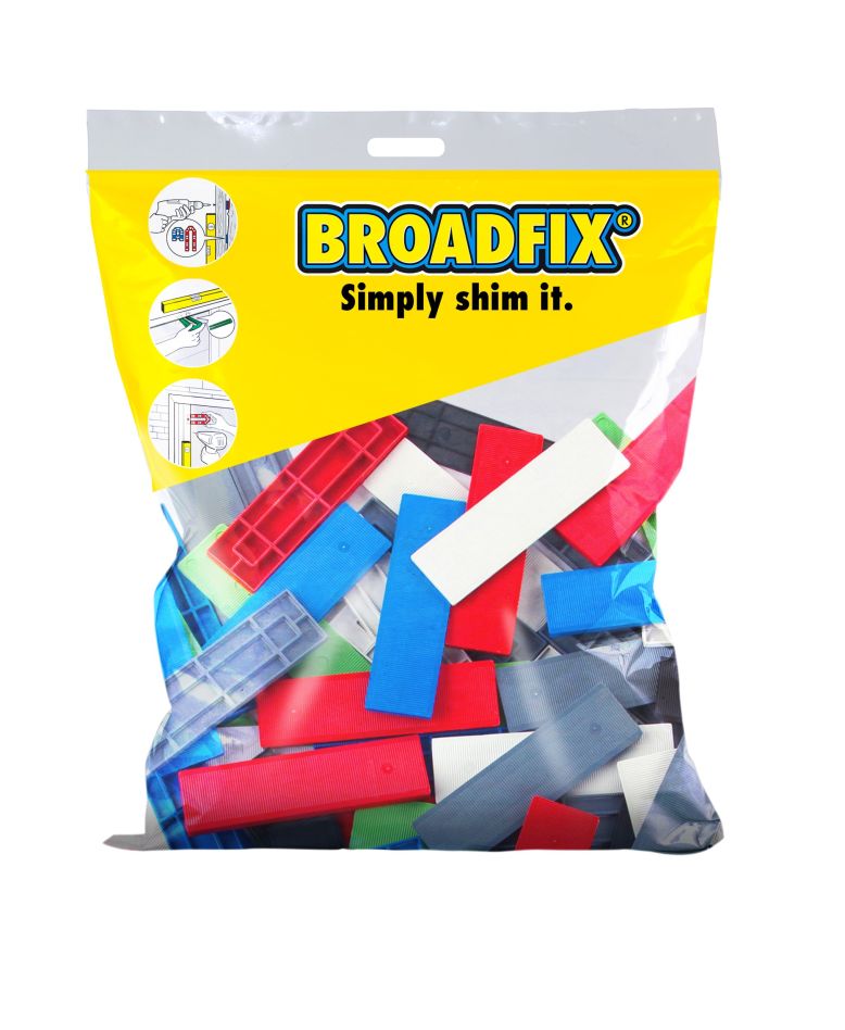 BROADFIX BSP120 Assortiment d'entretoises plates, 120 pièces, 1-6mm, 20 pièces de chaque sorte