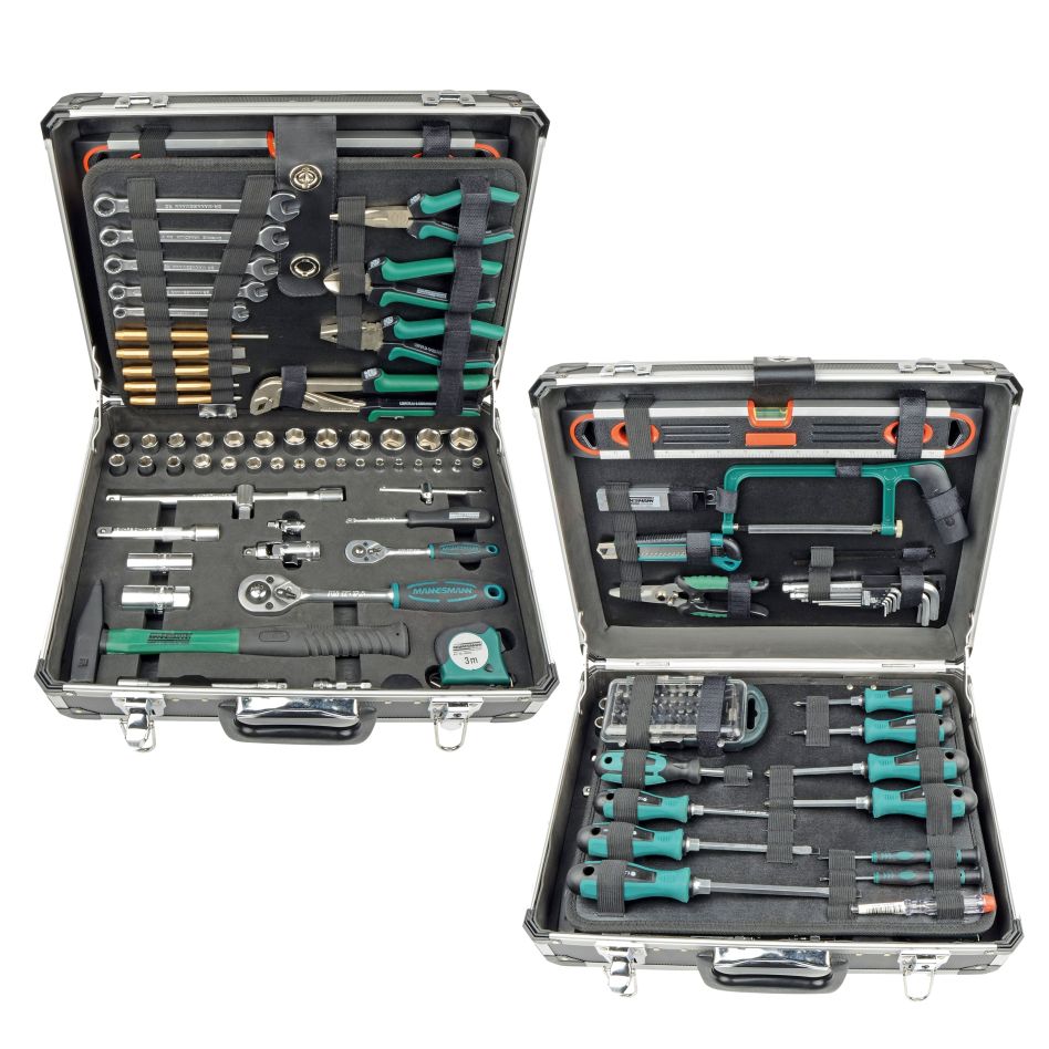Brüder Mannesmann 29078 29078 Mallette d'outils 160 pièces