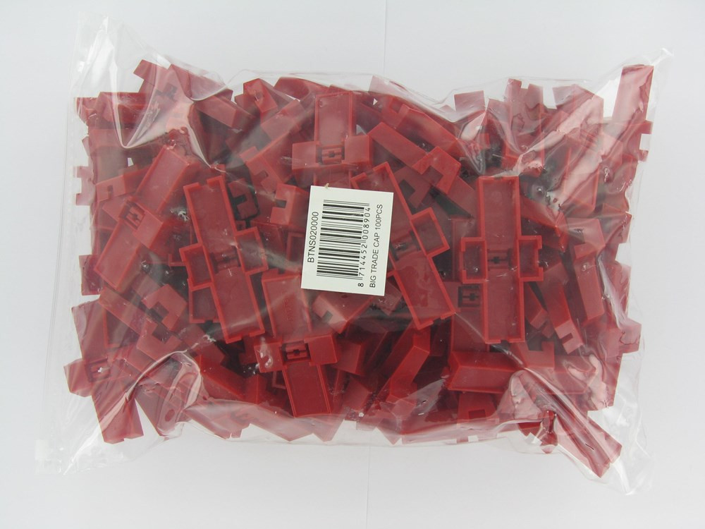 Carat BTNS020000 Paquet de 100 pinces pour le système de mise à niveau des tuiles