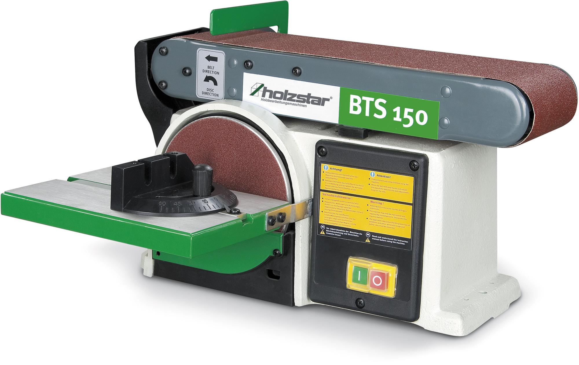 Holzstar 715904150 BTS150 Ponceuse à bande et à disque 150 mm