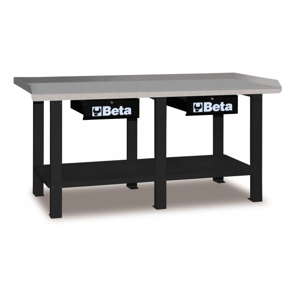 Beta 056000202 Établi C56 G 2000 mm Gris