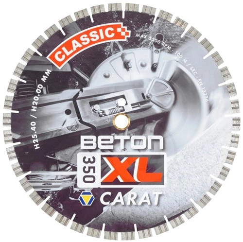 Carat CSCXL40042 CS Classic XL Scie diamant&eacute;e pour b&eacute;ton &oslash; 400x25,4/20mm