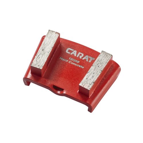 Carat CUHROOD000 Sabot de meulage rouge pour béton 9pcs