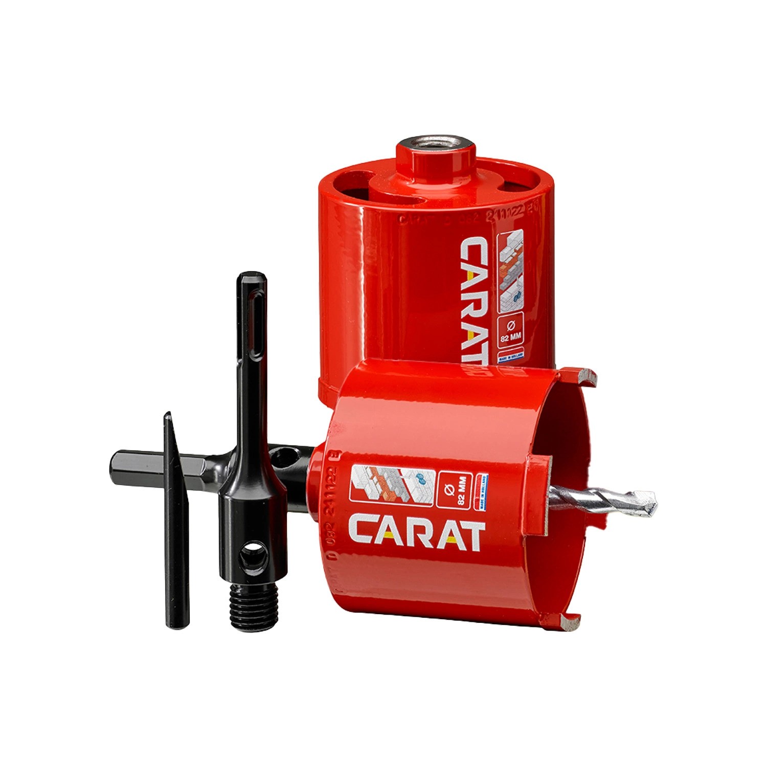 Carat HTS082EA25 2-Pack DUSTEC mèche à sec 82x60xM16 ECO