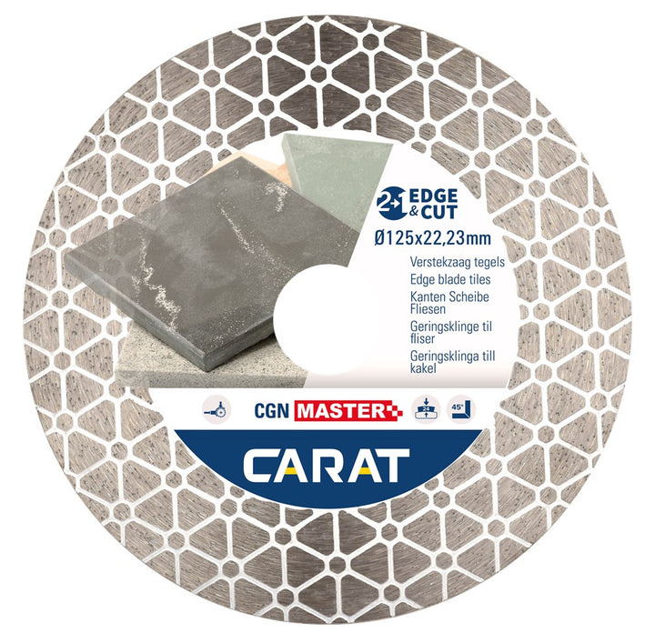 Carat CGNM125300 CGN Master Edge&Cut Lame de scie diamantée pierre naturelle/composite 125xM14