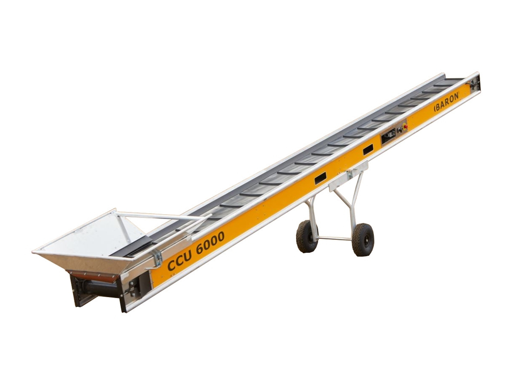 Baron 30011 CU 6.0 m Bande transporteuse avec système de direction pour connexion en série 6.0 mtr 240 Volt
