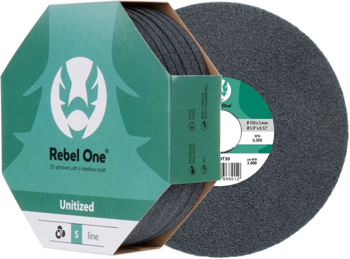 Cibo SA5T31 Rebel One Roue abrasive S-line Ø150 x 6 x 25.4 - dens.5