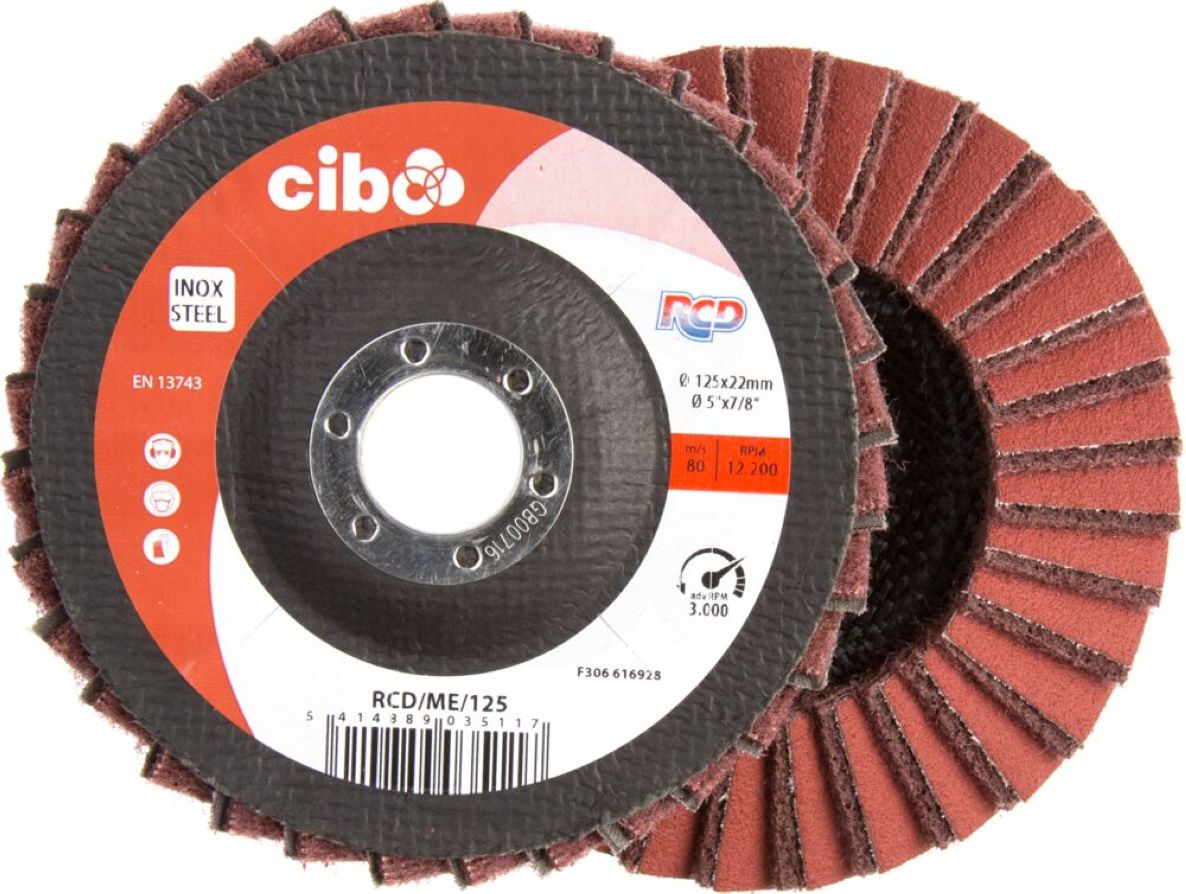 Cibo RCD/ME/125 Disque à lamelles RCD Ø125 x 22 moyen
