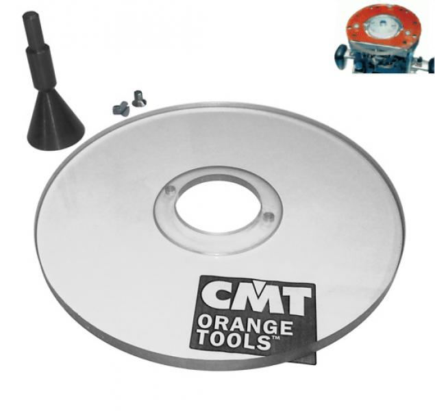 GRN Tools CMT300-SB1 Base universelle (s-base) Option : Plaque de base pour toupie (les trous doivent encore être percés en fonction de la machine)