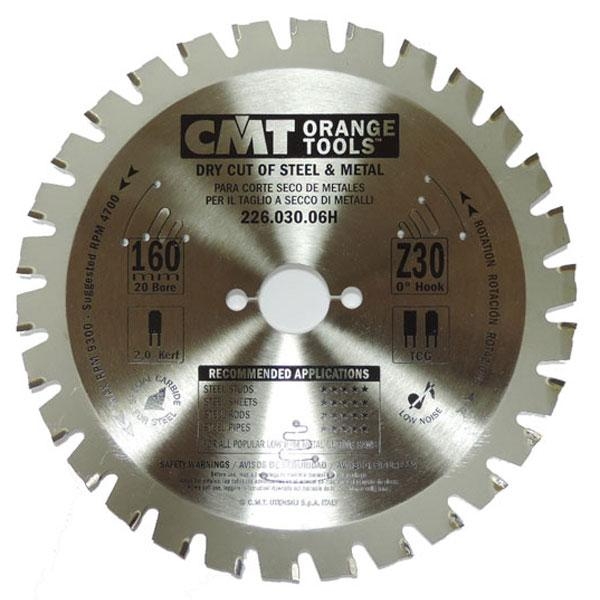 CMT 226.036.06 Lame de scie pour métal et matériaux durs 165 x 16 x 36T