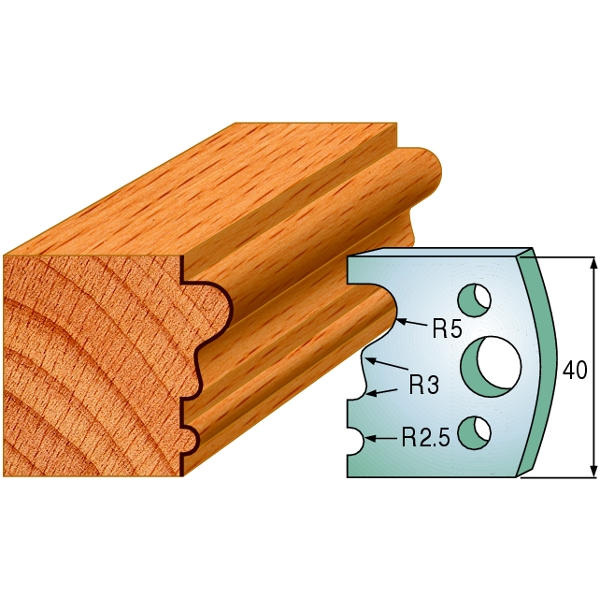 CMT 691.033 Paire de limiteurs hauteur 40 mm numéro 33