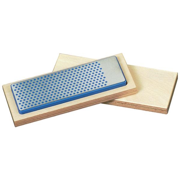 CMT DSS-150F Pierre à aiguiser universelle en emballage de bois 150x52x16mm, D25 fine, rouge