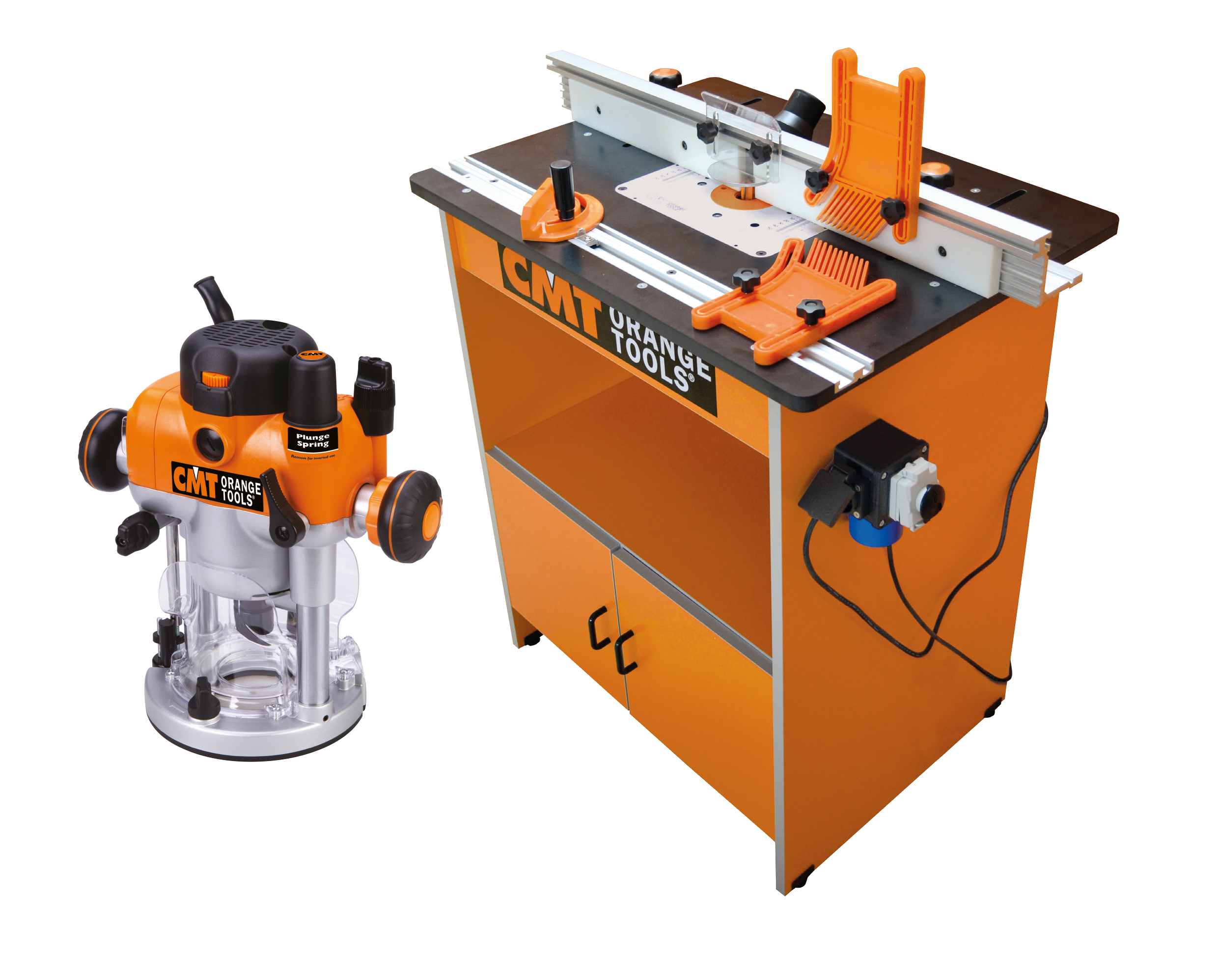 CMT CMT7E+IND Offre de foire - Table de défonceuse multifonctionnelle + Défonceuse CMT7E + Interrupteur de sécurité électrique
