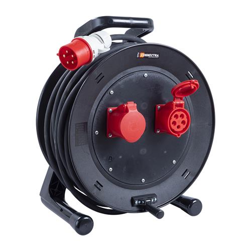 Connectra 47.054.40 Enrouleur de câble GT45 - 32A - 400V - 40m - H07RN-F - 5 G 4.0 mm²