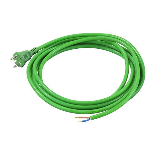 Connectra 40.392.50 Câble de raccordement PUR 5m - H07BQ-F - 2 x 1,5 mm² - vert