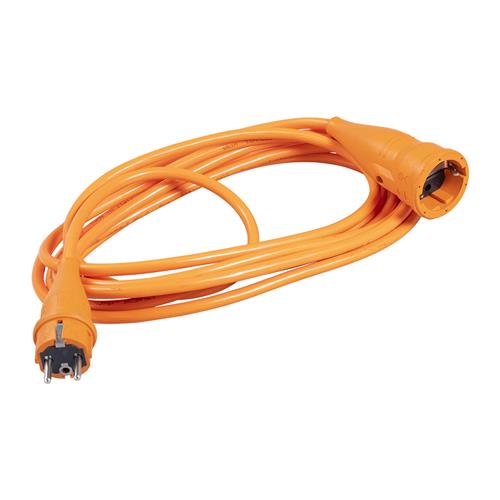 Connectra 40.705.65 Câble d'extension PUR 5m - H07BQ-F - 3 G 1,5 mm² - orange