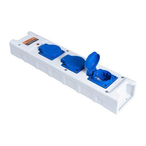 Connectra 46.476.00 Bloc de contact en nylon 3 gang sans câble