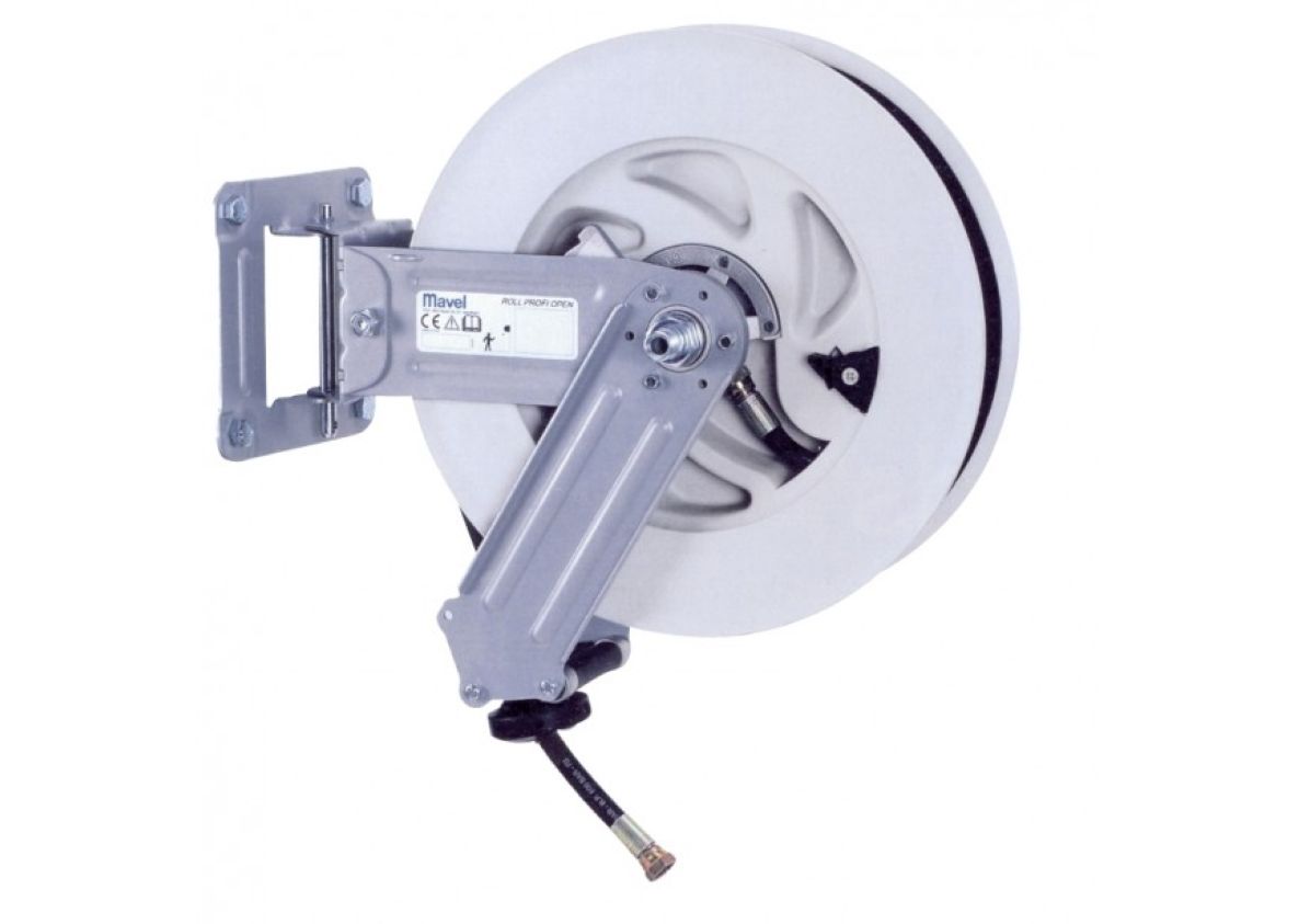 Contimac 568860660 Enrouleur de tuyau à air libre Roll Profi 13+2m (air/eau) - 20bar - 13mm