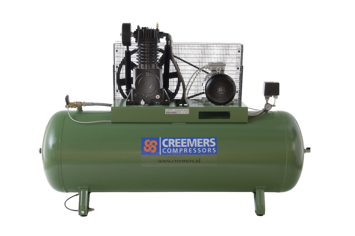 Creemers 1839027372 Compresseur à piston stationnaire CSG 700/270 YD Heavy Duty 400V 10 bar 5.5 hp/4 kW 451 l/min 500 l