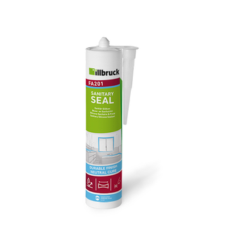 illbruck FA201342480 FA201 Tube de mastic sanitaire en silicone 310ml, transparent