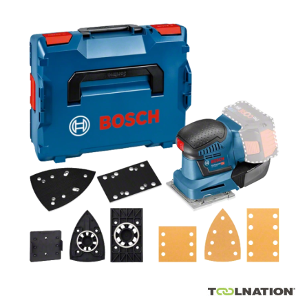 Bosch Bleu 06019D0202 GSS 18V-10 Ponceuse multi 3 en 1 18V Solo dans L-Boxx - 2