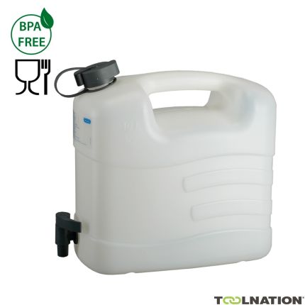 Pressol 21 163 Jerrycan pour l'eau 10L HDPE avec robinet de vidange - 1
