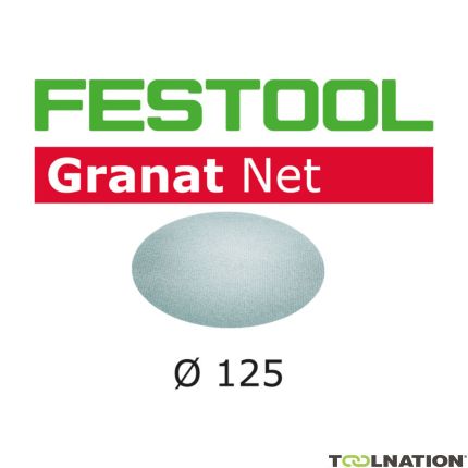Festool Accessoires 203295 Abrasif maillé Granat Net STF D125 P100 GR NET/50 - 1