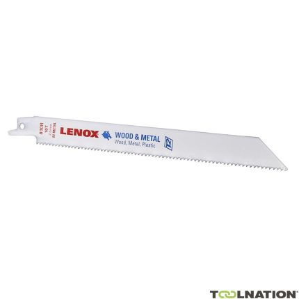 Lenox 20590B810R Lame de scie sabre Powerblast Bi-métal B810R 203x19x1,3 mm 10TPI 25 pièces - 1