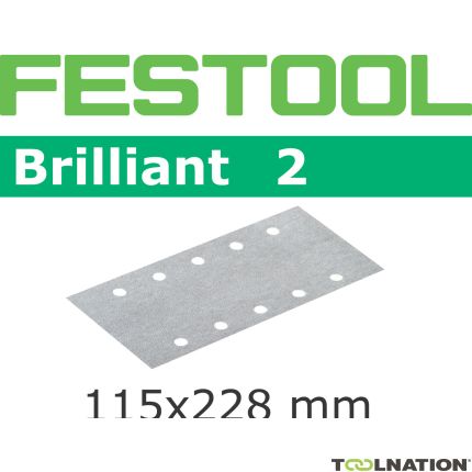 Festool Accessoires 492825 Schuurstroken Brilliant 2 STF 115x228 P100 BR2/100 - 1