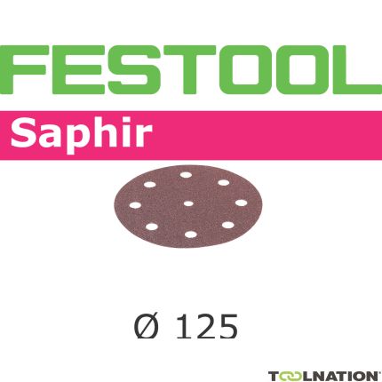 Festool Accessoires 493124 Schuurschijven Saphir STF D125/90 P24 SA/25 - 1