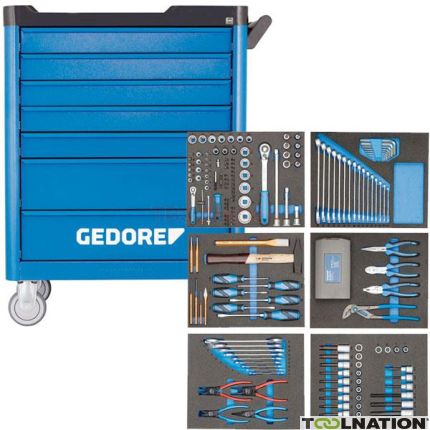 Gedore 2980320 WSL-L-TS-190 Chariot à outils WORKSTER SMARTLINE 190 pièces - 1