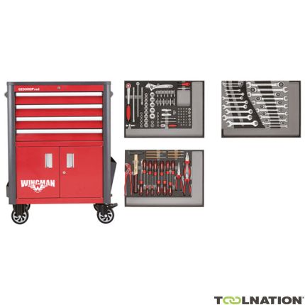 Gedore RED 3301689 R22041004 Chariot à outils WINGMAN 129 pièces - 4