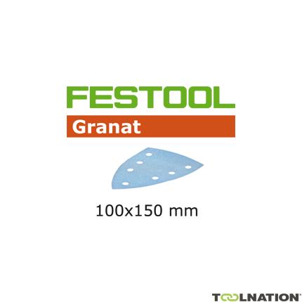 Festool Accessoires 577539 Abrasif STF DELTA/7 P80 GR/10 Granat - 1