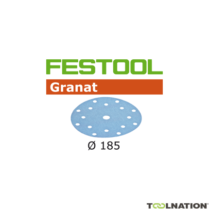 Festool Accessoires 497187 Schuurschijven Korrel 150 Granat 100 stuks STF D185/16 P150 GR/100 - 1