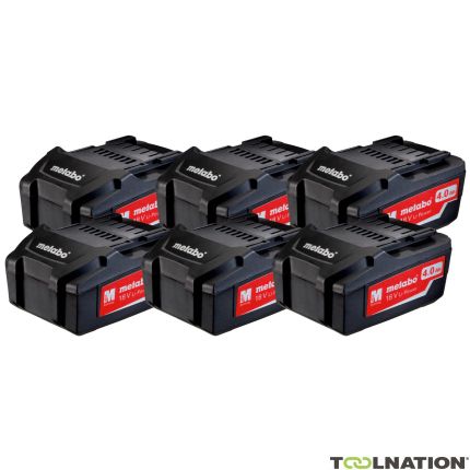 Metabo Accessoires 625151000 Pack batterie 6 x 18V 4.0 Ah LI-Power - 1