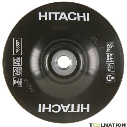 HIKOKI Accessoires 753806 Support souple pour disque en fibre 115 mm M14 - 1